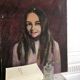 Vintage oil portrait