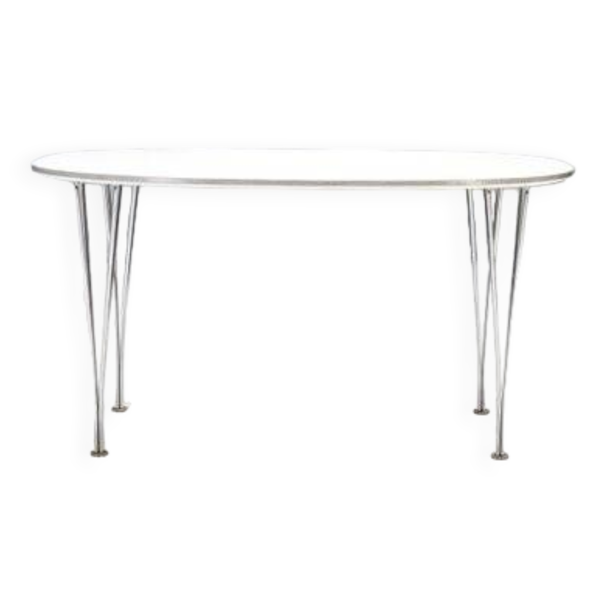 Piet heim and bruno mathsson superellipse table for fritz hansen in 180 cm