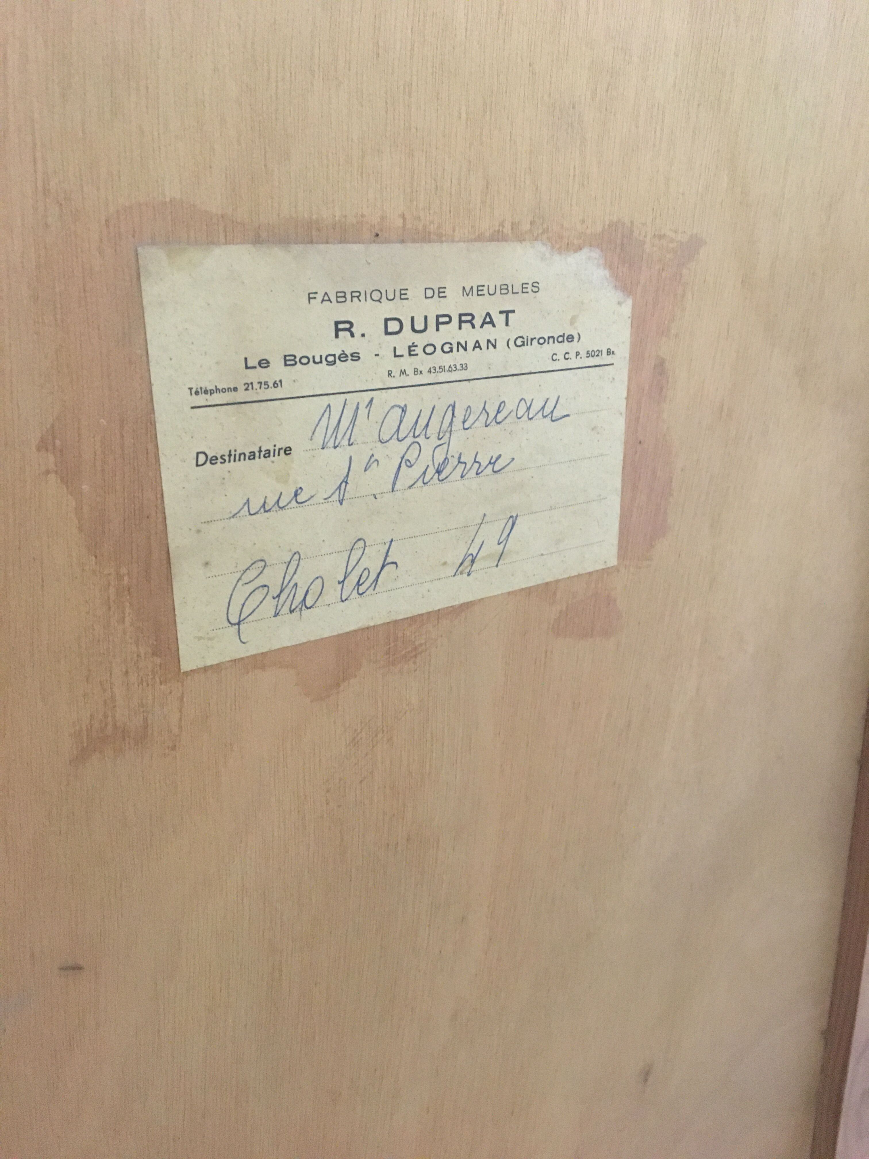 Old parisian wardrobe