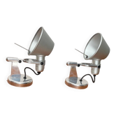 Tolomeo wall lights Faretto Italian by Michele De Lucchi and Giancarlo Fassina for Artemide, set of 2