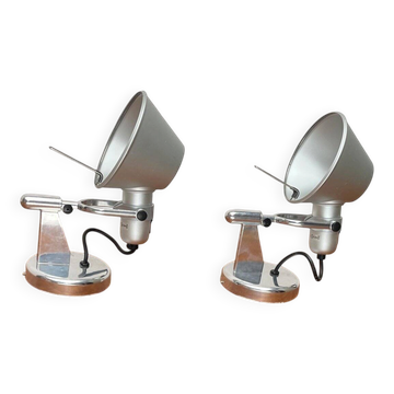 Tolomeo wall lights Faretto Italian by Michele De Lucchi and Giancarlo Fassina for Artemide, set of 2