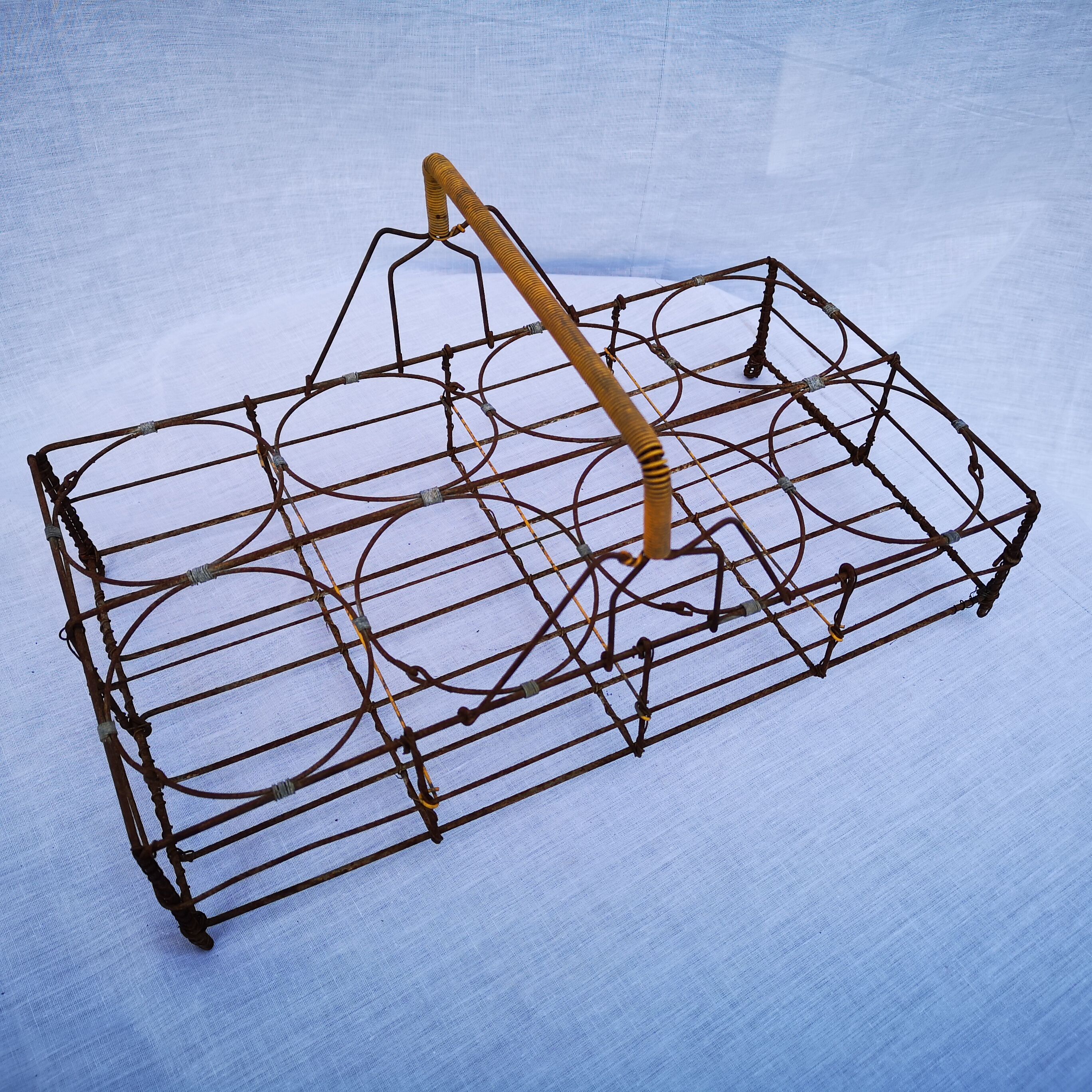 Old iron glass holder