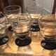 6 petits verres anciens