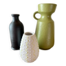 Trio de vases vintage
