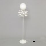 Sergio Terzani enamel laurel leaf floor tree lamp