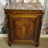 Support furniture inlaid with precious wood (Boulle style), Napoleon III period.