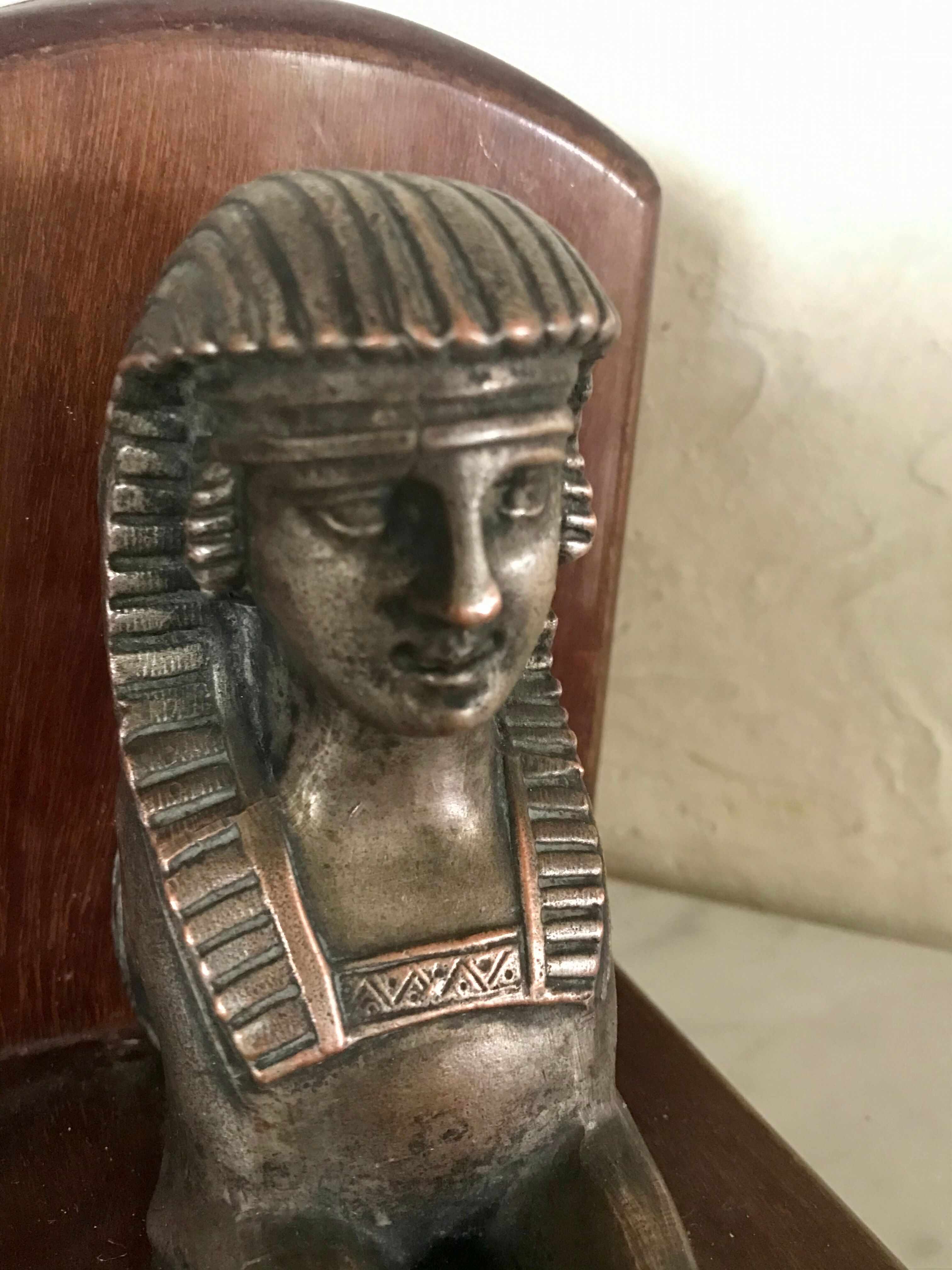 Art deco sphinx bookends