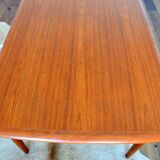 Grande table à manger scandinave avec rallonges 1960s ( 6 à 12 personnes )