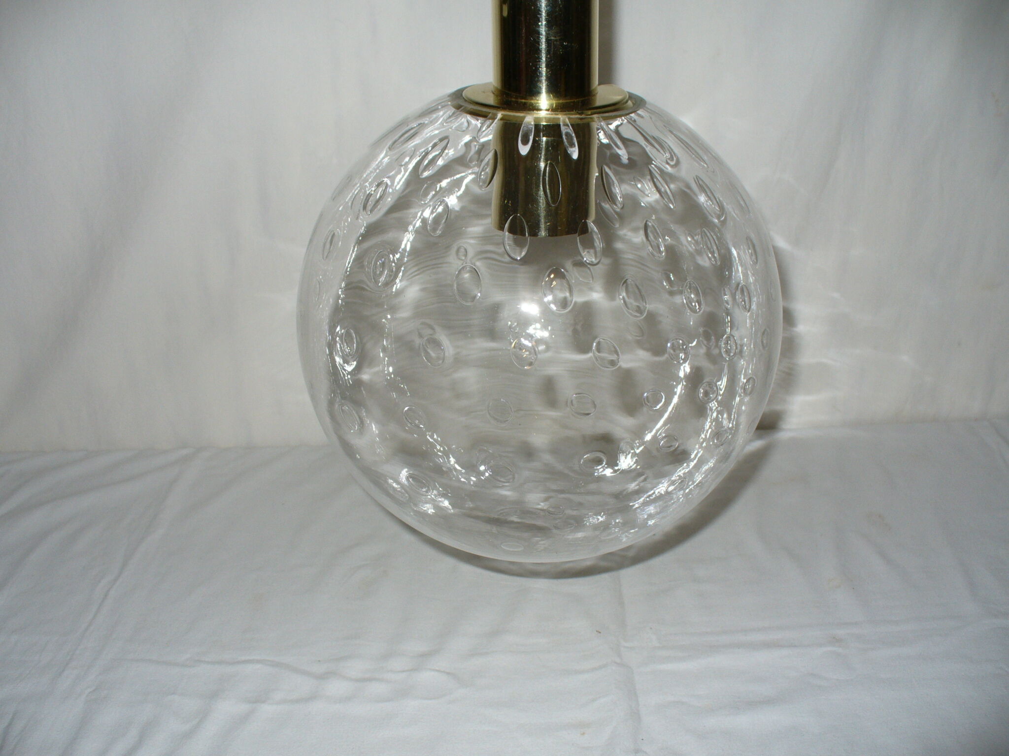 Suspension blown glass ball from the 60s - 70s
