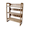 Etagère de bouquiniste pliante en bois