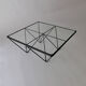 table basse carré années vintage 1970 1980 design Paolo Piva Italia