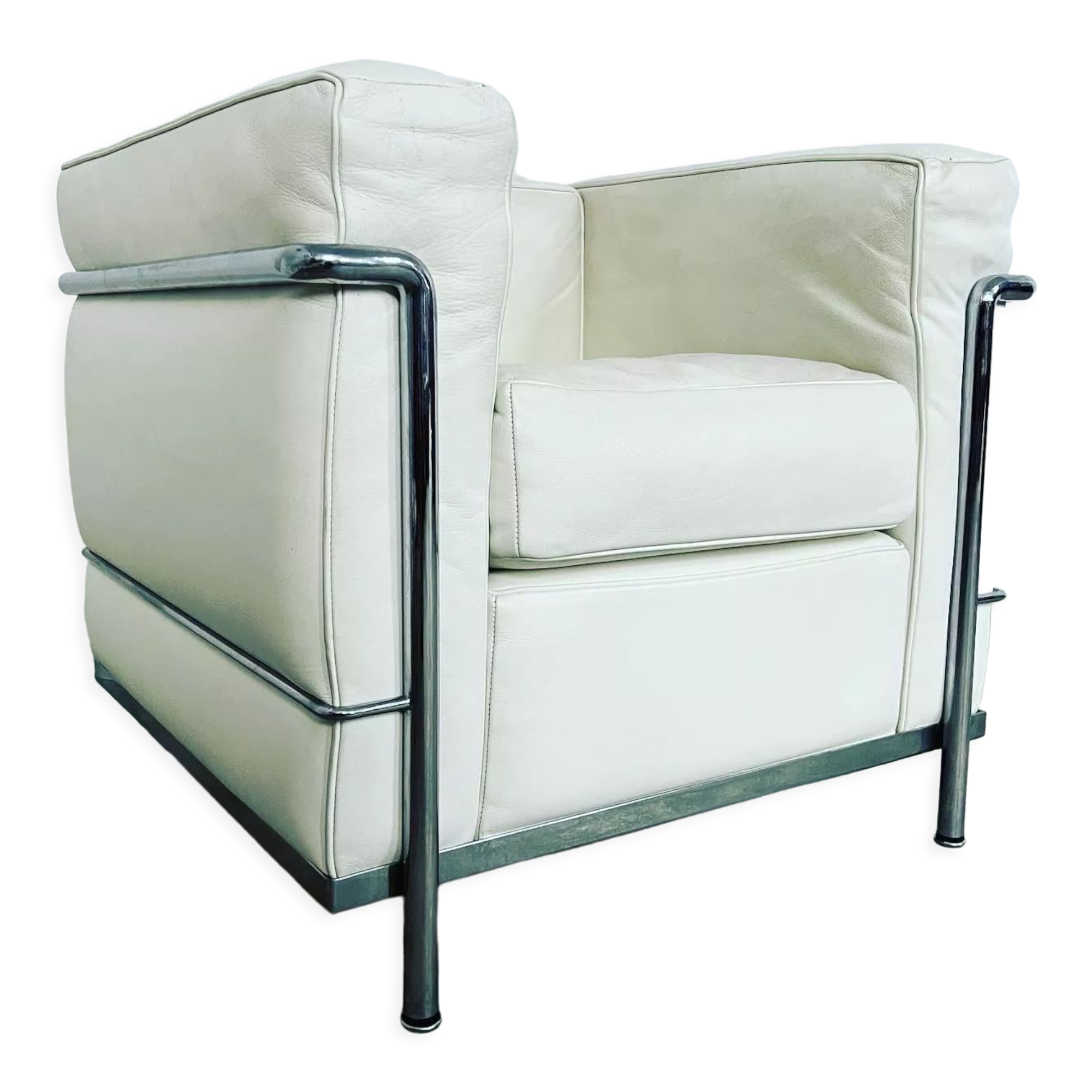 Armchair LC2 design Le Corbusier for Cassina