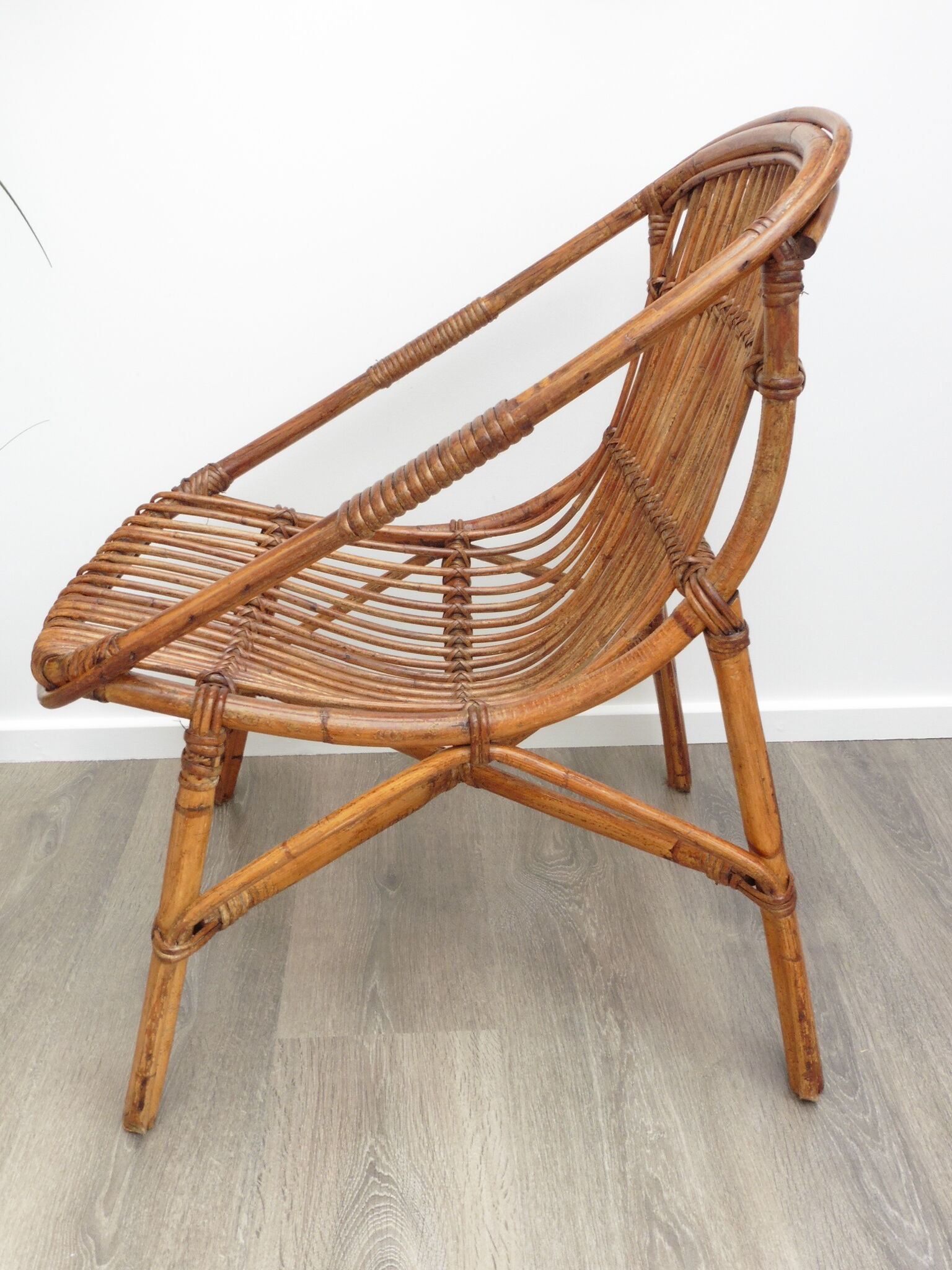 Rattan armchair