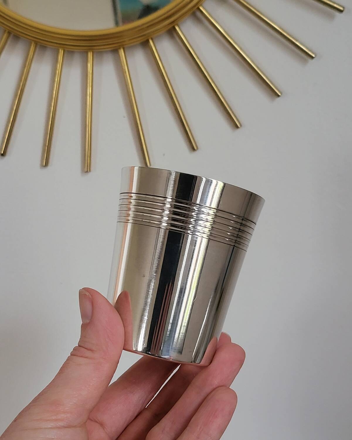 Baptism Timpani in Silver Metal