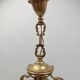 Lanterne bronze doré & verre galbé de style Louis XV / Rococo