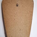 50s brass mirror - 57x36cm