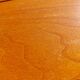round or oval table with extension, central leg, vintage Baumann design