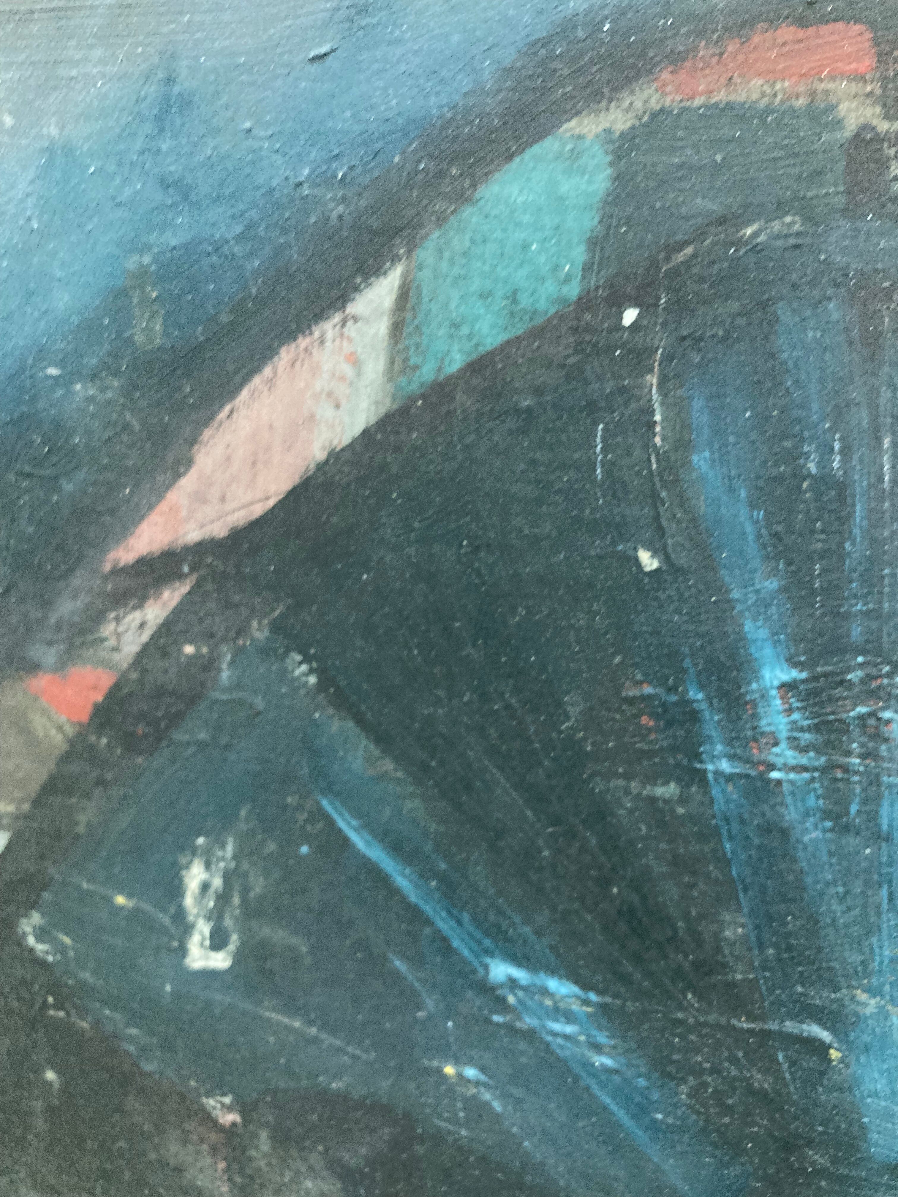 Oil on canvas vintage
