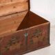 Small antique chest with floral motifs (c.1920)