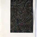 Elie Dayan, Untitled (Vegetal Pattern 2). Mixed media on paper.