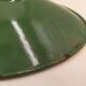 Enamelled sheet metal lampshade
