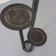 Large Brutalist Iron Candleholder, 1960s
