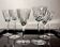 6 verres cristal probable production Saint Louis or VSL