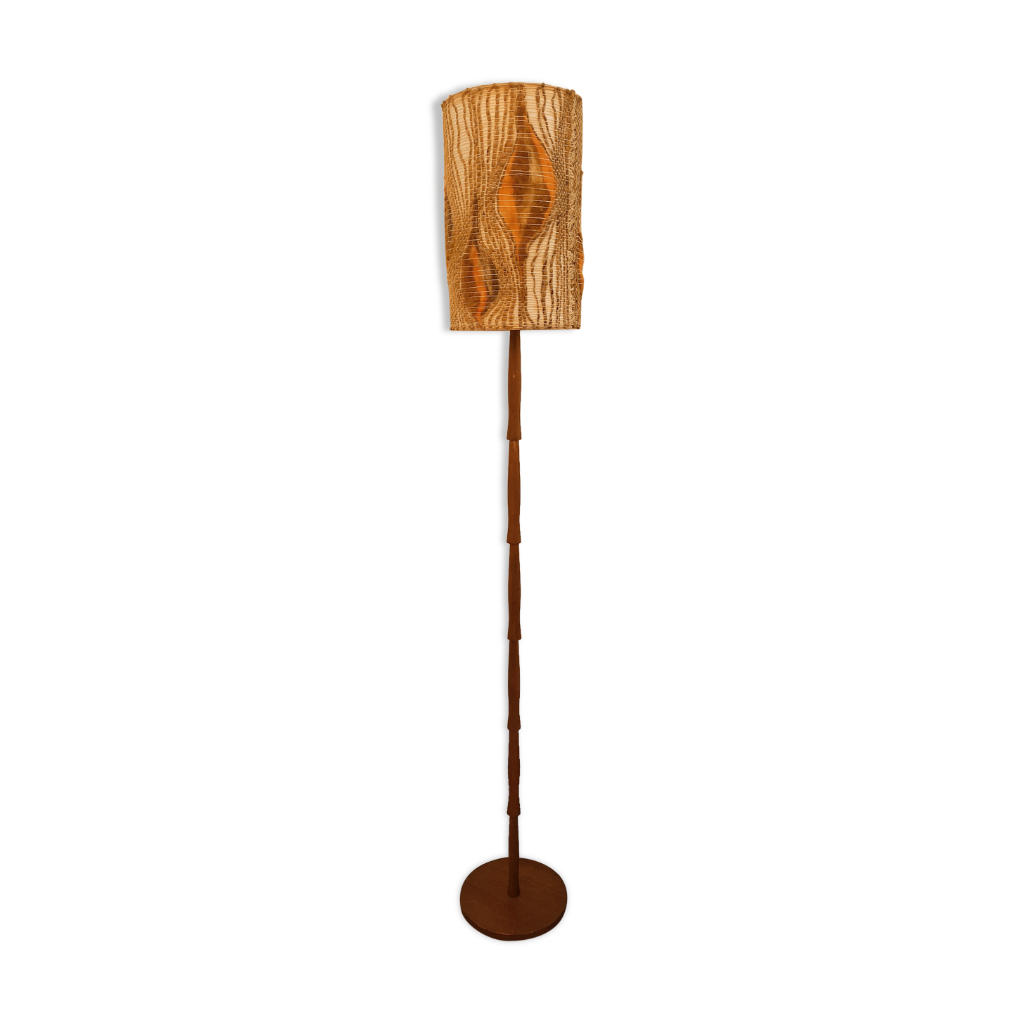 Scandinavian teak floor lamp