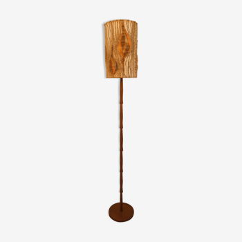 Scandinavian teak floor lamp