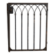 Gothic style wrought iron gate