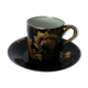 Haviland porcelain cup in blue from Sèvres, gilded with fine gold c.f.h g.d.m.