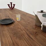 Table de ferme en pin 223 cm, années 70