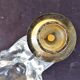 Vintage signed Schneider glass candleholder