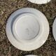 Set of 8 mismatched iron earth flat plates