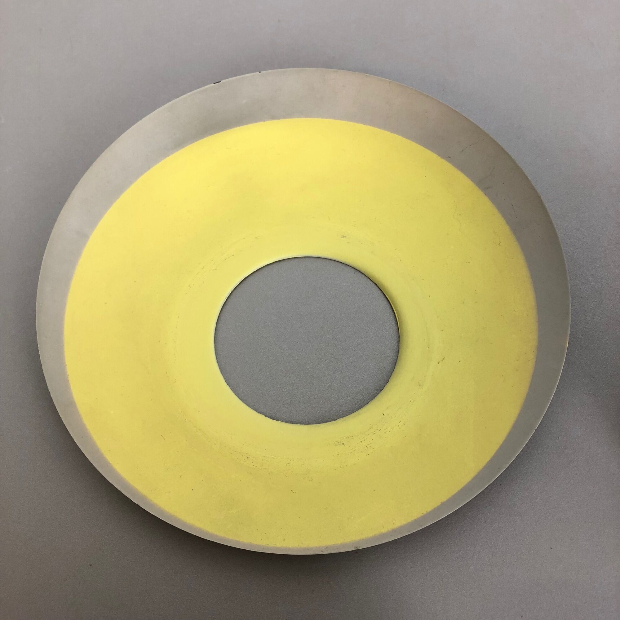 Round metal opaline glass wall light sconce, Italy, 1960s