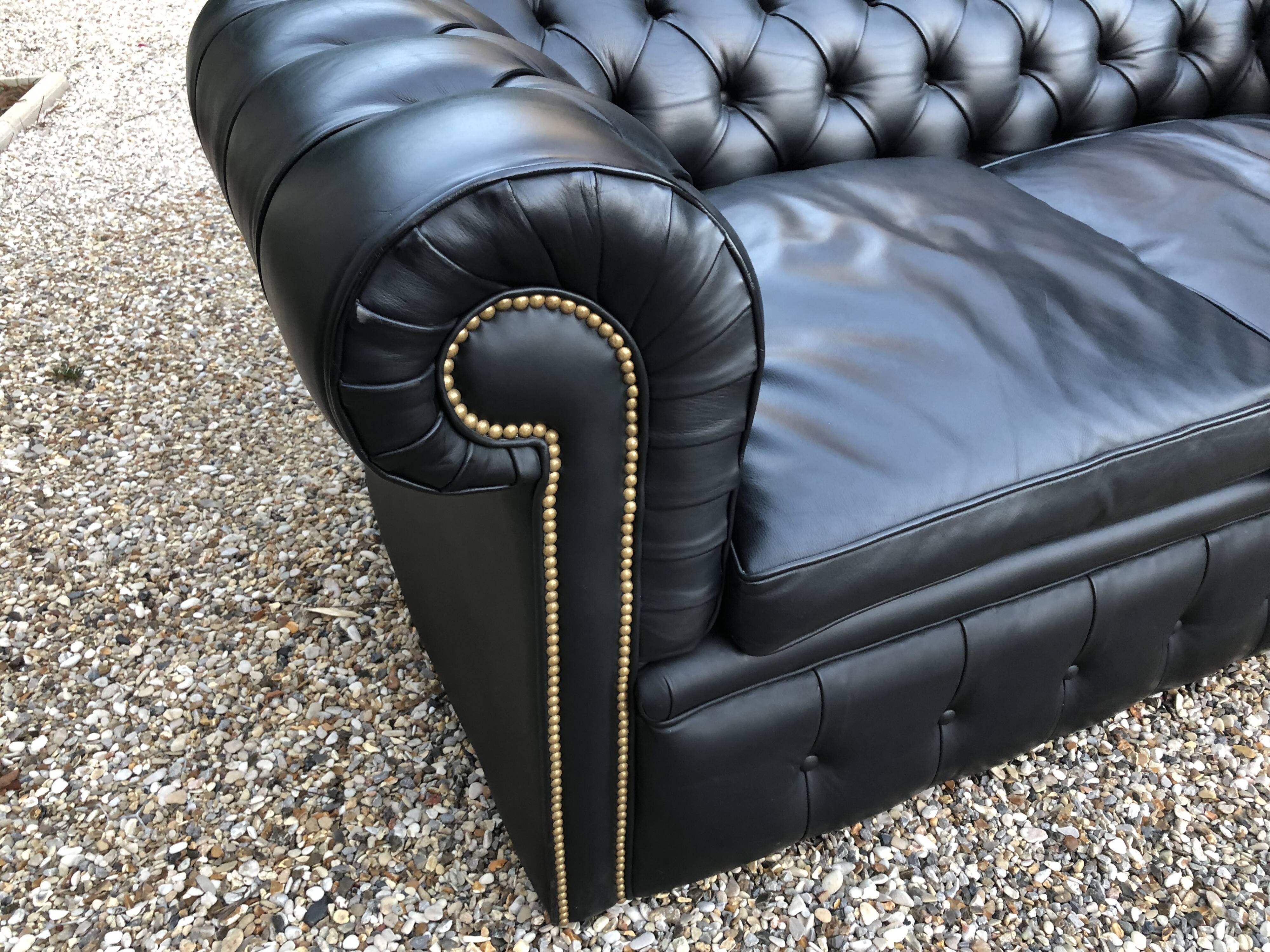 Sofa and armchair Chesterfield