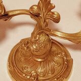 Bougeoir en bronze doré
