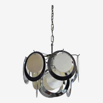 70s chandelier with pendants from Sciolari