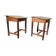 Pair of vintage school desks Hachette Messengers