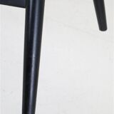 Black Mid Century “SE18” folding chair by Egon Eiermann for Wilde + Spieth