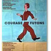 Affiche cinéma originale de 1979.Savignac.courage fuyons.120x160 cm