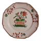 Assiette decor de fleurs rétro Gien