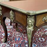 Regency style desk and armchair from the Napoleon III period - late 19th century