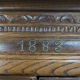 Late 19th century Breton cherry wood wardrobe