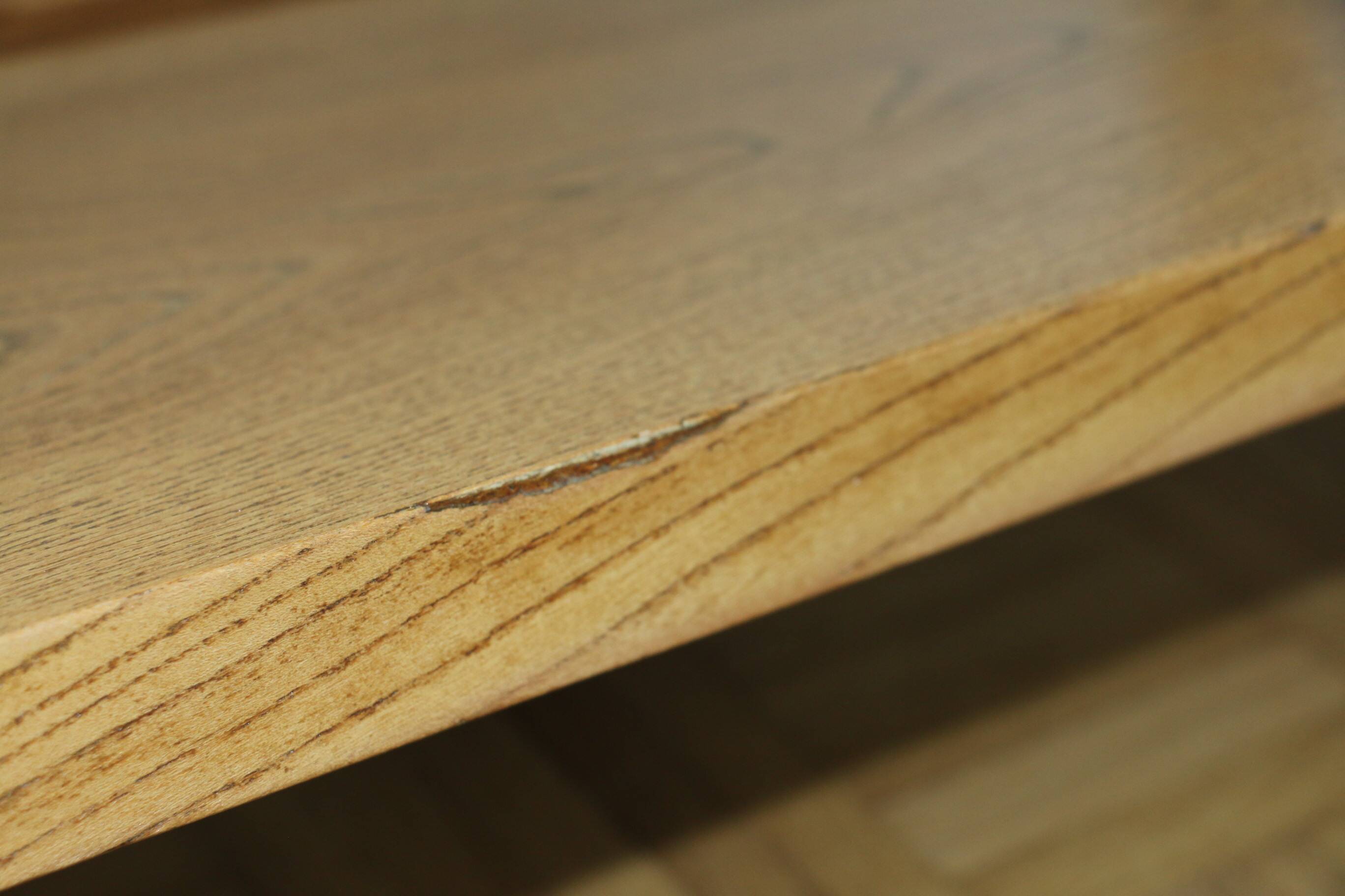 Oak and glass coffee table 1960