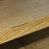 Oak and glass coffee table 1960