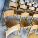 ✨ Set of 50 French modernist stackable chairs – Vintage 1960s
