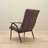 Grey armchair, Italian design, 1970s, production: Italy