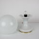 Mid-century all glass table lamp/ Osvětlovací sklo Valašské Meziříčí, 1970's.