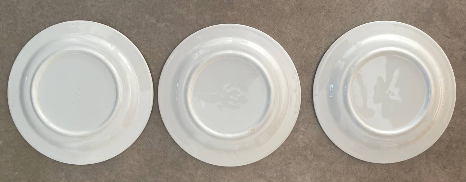 6 Quadrifoglio dessert plates.
